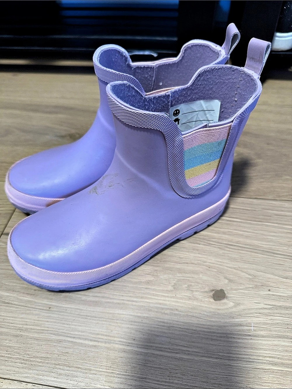 Geox Kids Rain Boots Purple & Pink